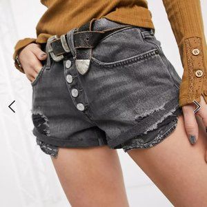 Free People Romeo Rolled Cut-Off Mid Rise Shorts